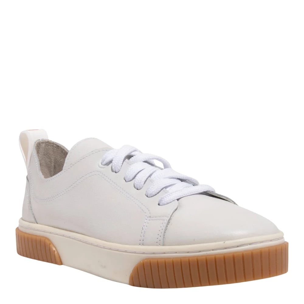 Tênis Couro Floater Liso Branco - vista 2 de 4